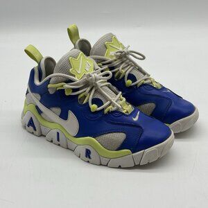 Nike Air Barrage Low GS Sprite Blue & White Basketball Shoes - Kid's Size 6.5Y
